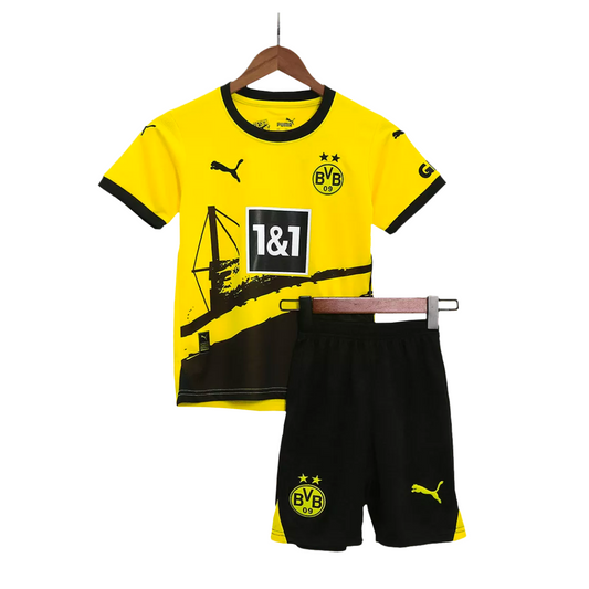 KIDS - 2023-24 - BORUSSIA DORTMUND HOME | JERSEY + SHORT