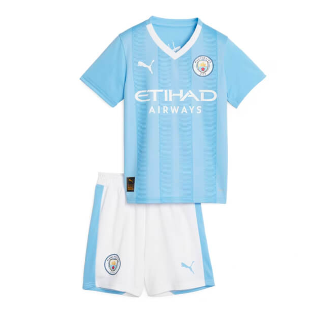 KIDS - 2023-24 - MANCHESTER CITY HOME | JERSEY + SHORT