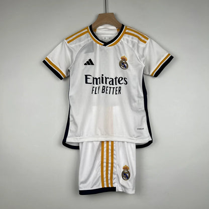 KIDS - 2023-24 - REAL MADRID HOME | JERSEY + SHORT