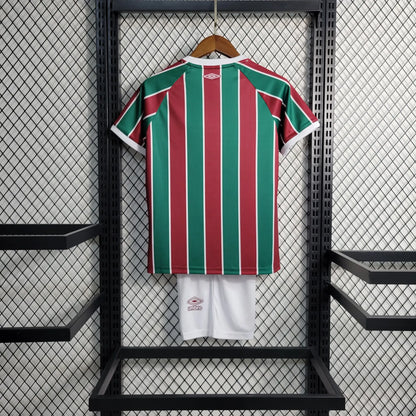 KIDS - 2023-24 - FLUMINENSE HOME | JERSEY + SHORT