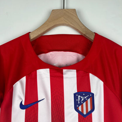 KIDS - 2023-24 - ATLETICO MADRID HOME | JERSEY + SHORT