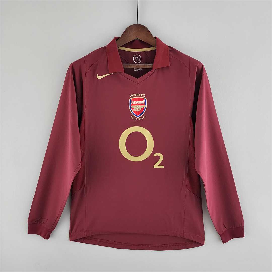 2005-06 - ARSENAL HOME LONG SLEEVE | RETRO