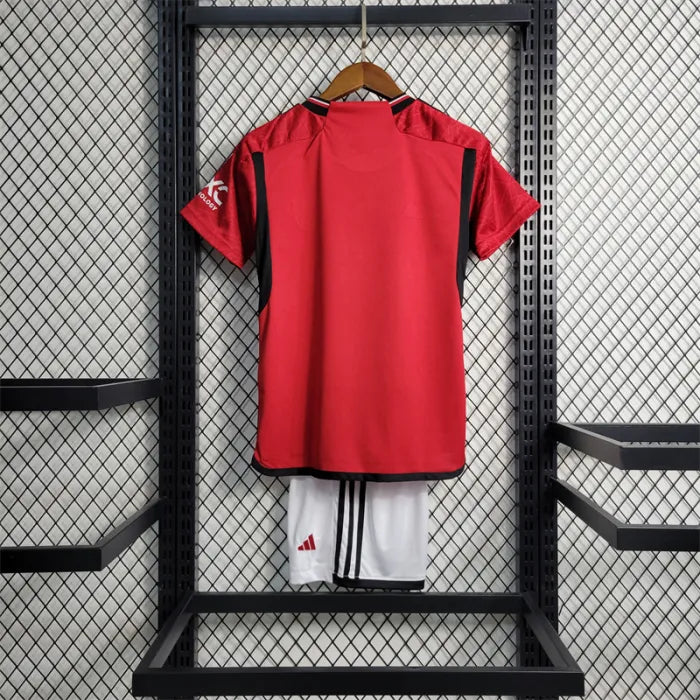 KIDS - 2023-24 - MANCHESTER UNITED HOME | JERSEY + SHORT