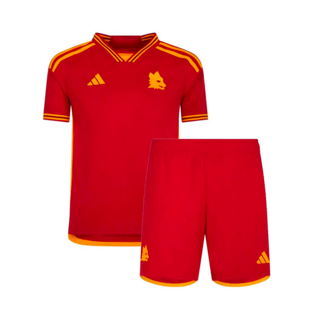 KIDS - 2023-24 - ROMA HOME | JERSEY + SHORT