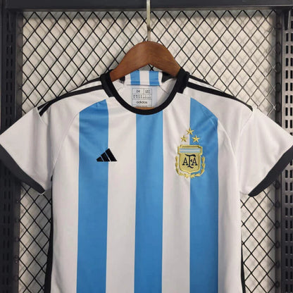 KIDS - 2023-24 - ARGENTINA HOME | JERSEY + SHORT