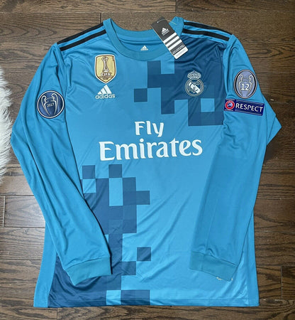 2017-18 - REAL MADRID THIRD LONG SLEEVE | RETRO