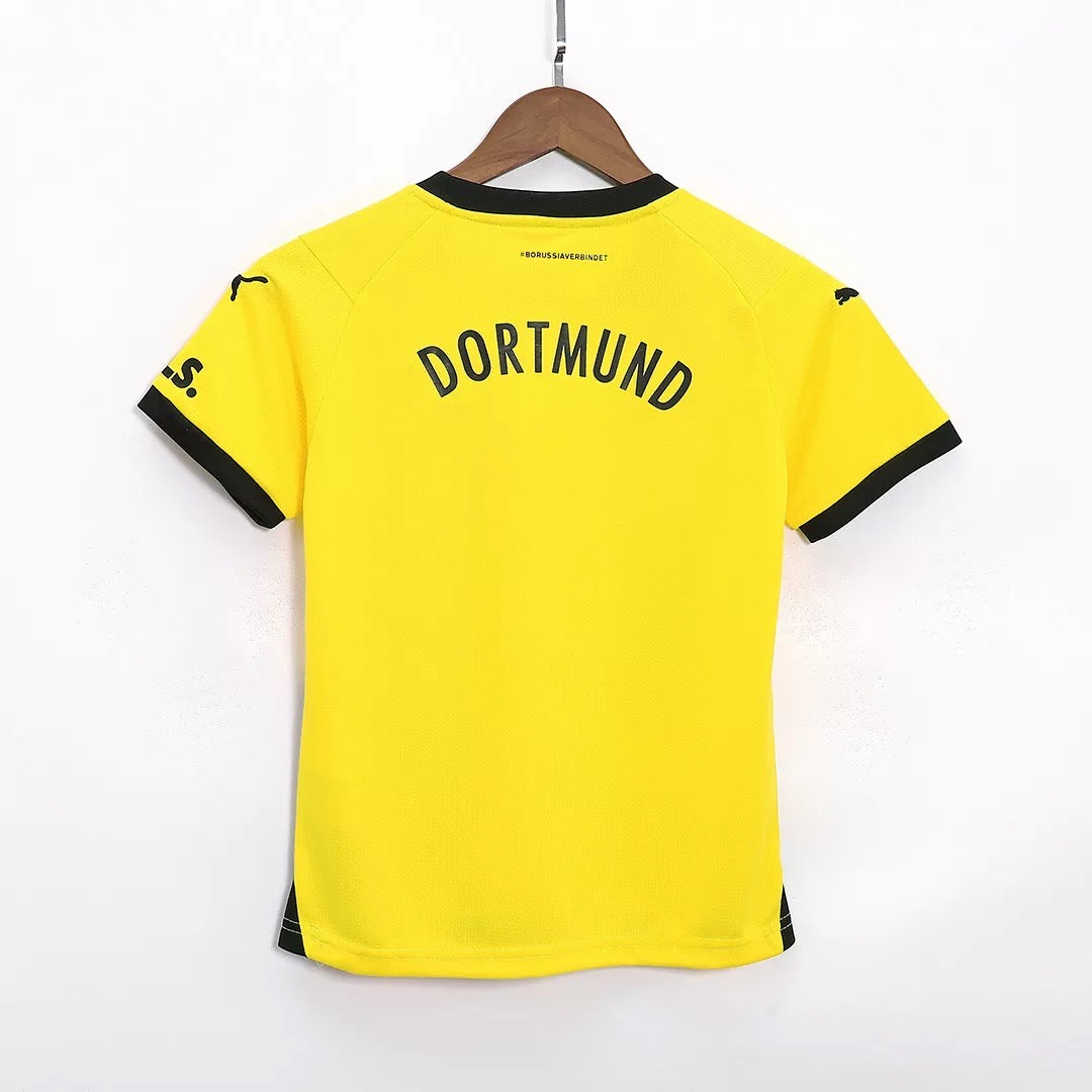 KIDS - 2023-24 - BORUSSIA DORTMUND HOME | JERSEY + SHORT