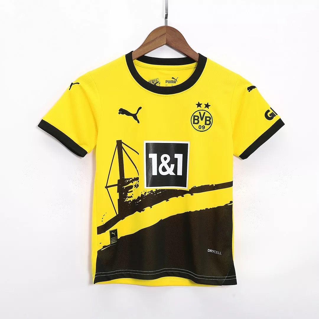 KIDS - 2023-24 - BORUSSIA DORTMUND HOME | JERSEY + SHORT