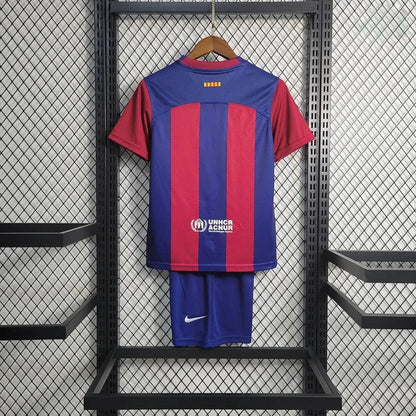 KIDS - 2023-24 - BARCELONA HOME | JERSEY + SHORT