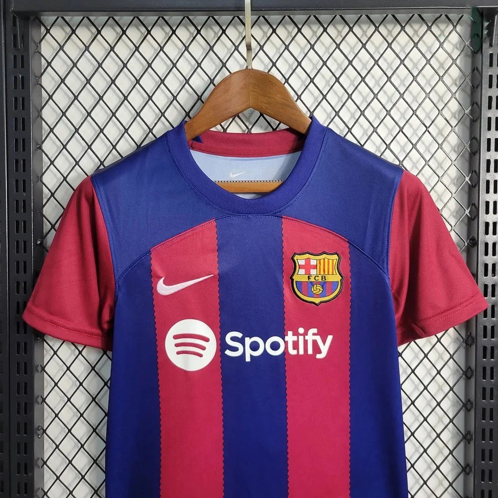 KIDS - 2023-24 - BARCELONA HOME | JERSEY + SHORT