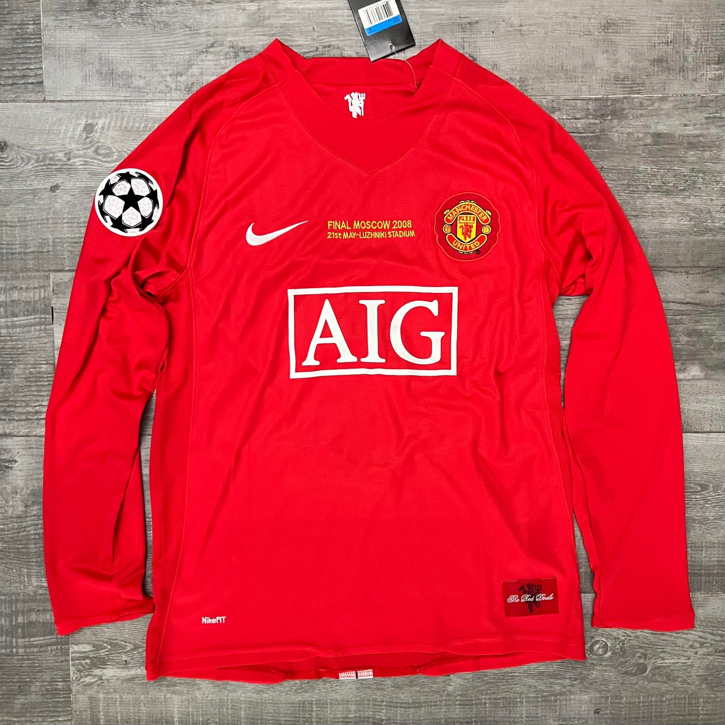 2007-08 - MANCHESTER UNITED HOME LONG SLEEVE | RETRO