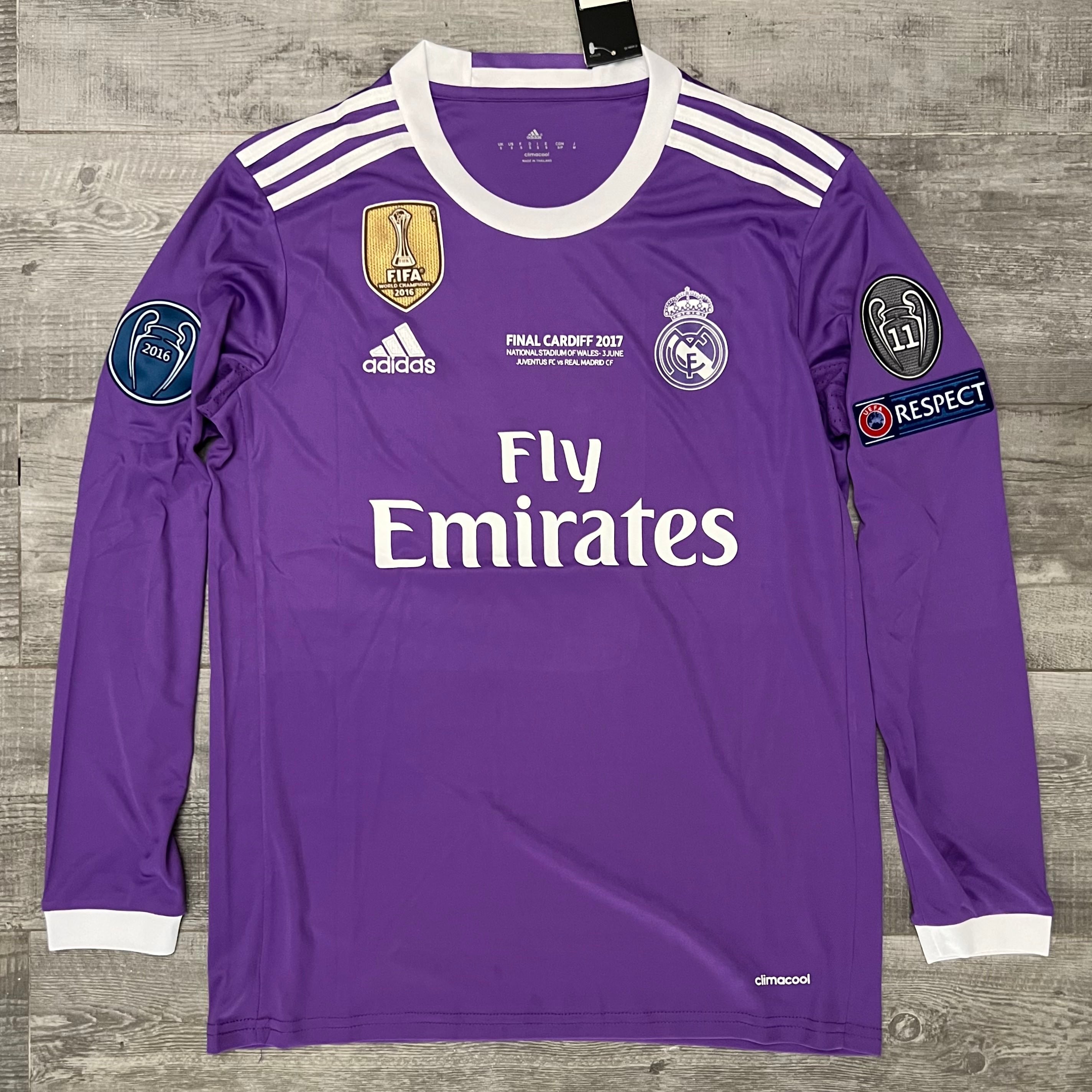 2016-17 - REAL MADRID AWAY LONG SLEEVE | RETRO – The Retro Club Kit