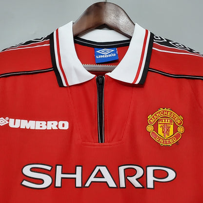 1998-99 - MANCHESTER UNITED HOME SHORT SLEEVE | RETRO