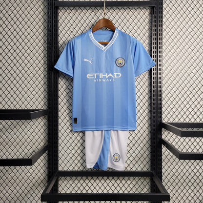 KIDS - 2023-24 - MANCHESTER CITY HOME | JERSEY + SHORT