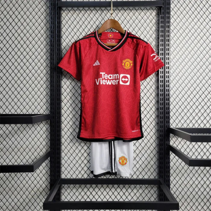 KIDS - 2023-24 - MANCHESTER UNITED HOME | JERSEY + SHORT