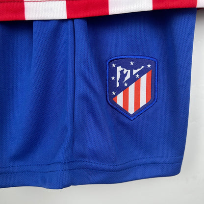 KIDS - 2023-24 - ATLETICO MADRID HOME | JERSEY + SHORT