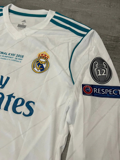 2017-18 - REAL MADRID HOME LONG SLEEVE | RETRO